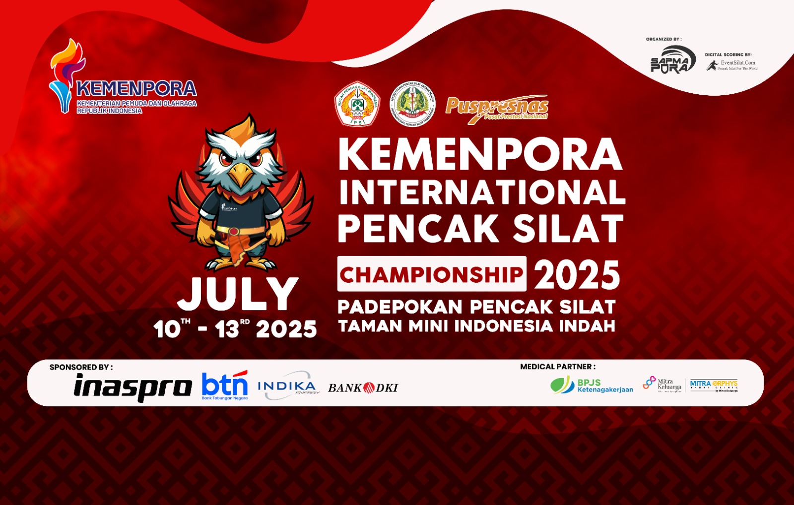 KEMENPORA INTERNASIONAL PENCAK SILAT CHAMPIONSHIP 2025