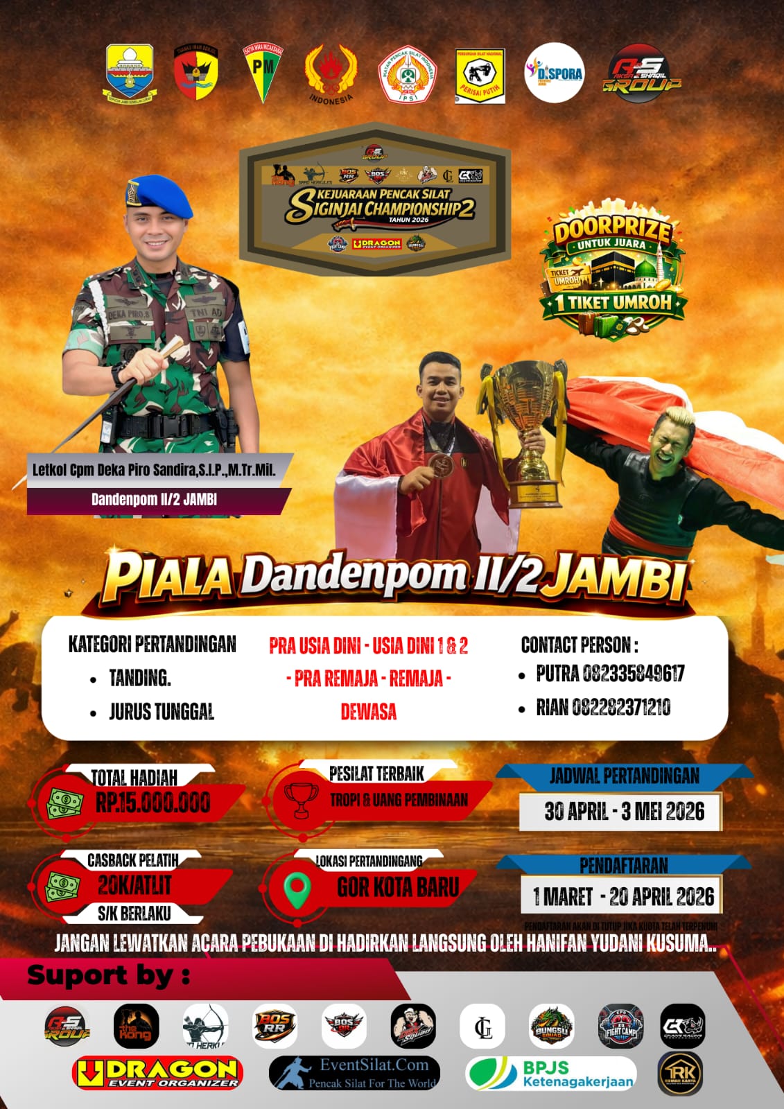 Kejuaraan Pencak Silat Siginjai Championship 2